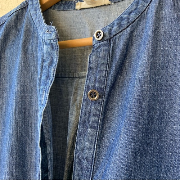 Eileen Fisher simple denim dress - Picture 10 of 12